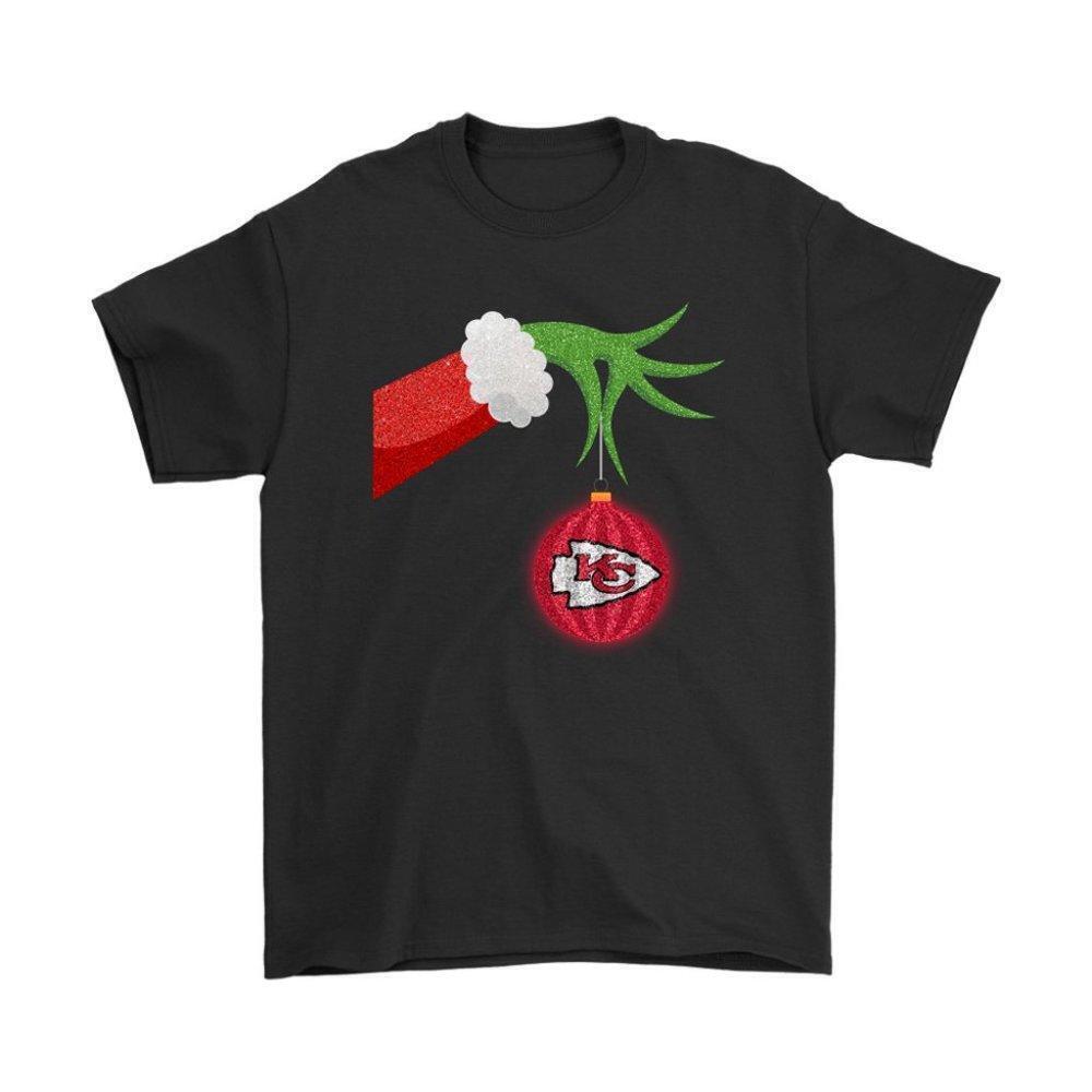 The Grinch Christmas Decoration Kansas City Chiefs Nfl Graphics Tshirt